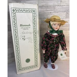 Vintage Helen Kish Hannah Collector Doll With COA 17" Very Sweet & Cute